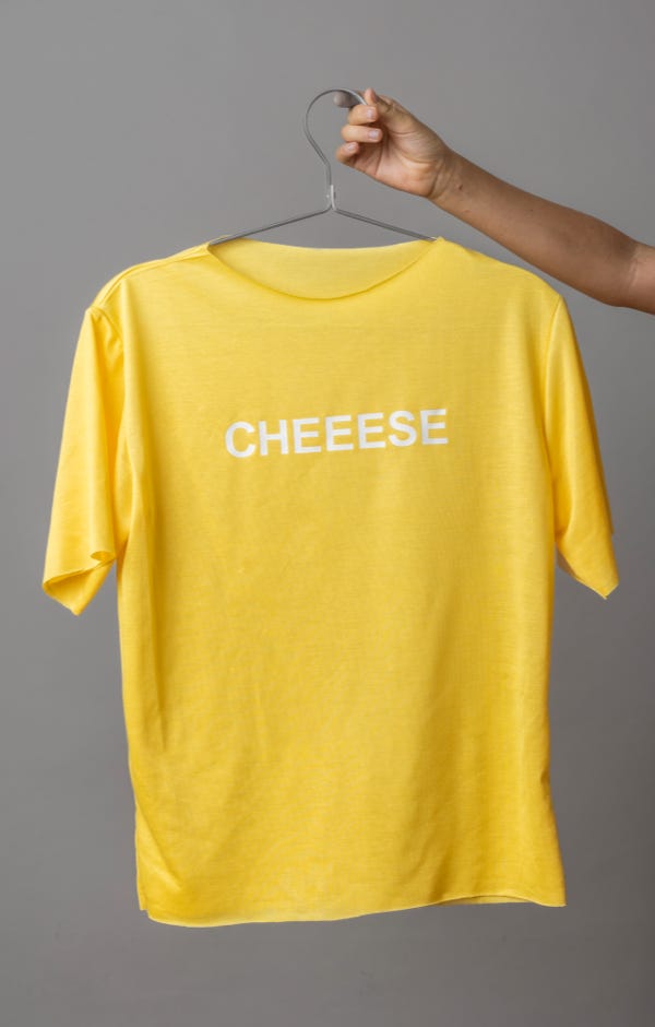 YELLOW OVERSIZED TEE