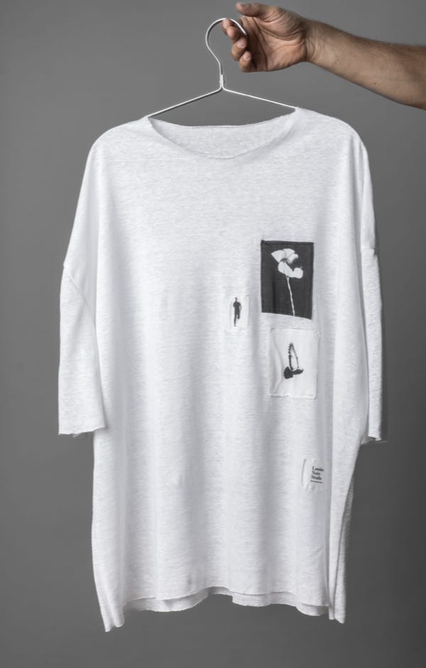 WHITE SARTORIAL OVERSIZED TEE 