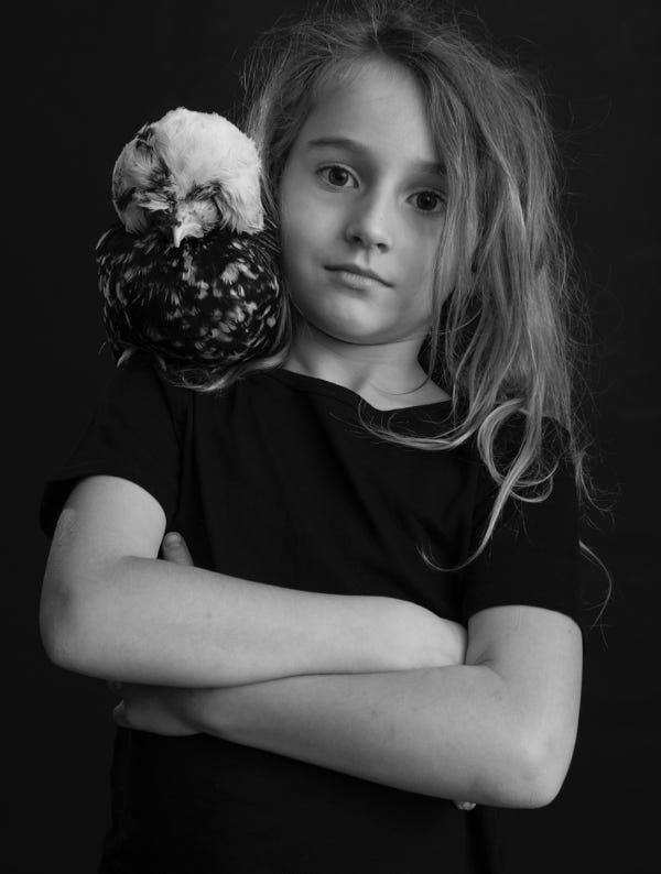 Kids and animals portraits