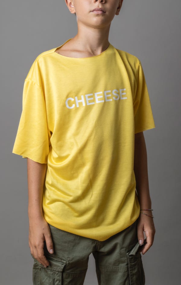 YELLOW OVERSIZED TEE