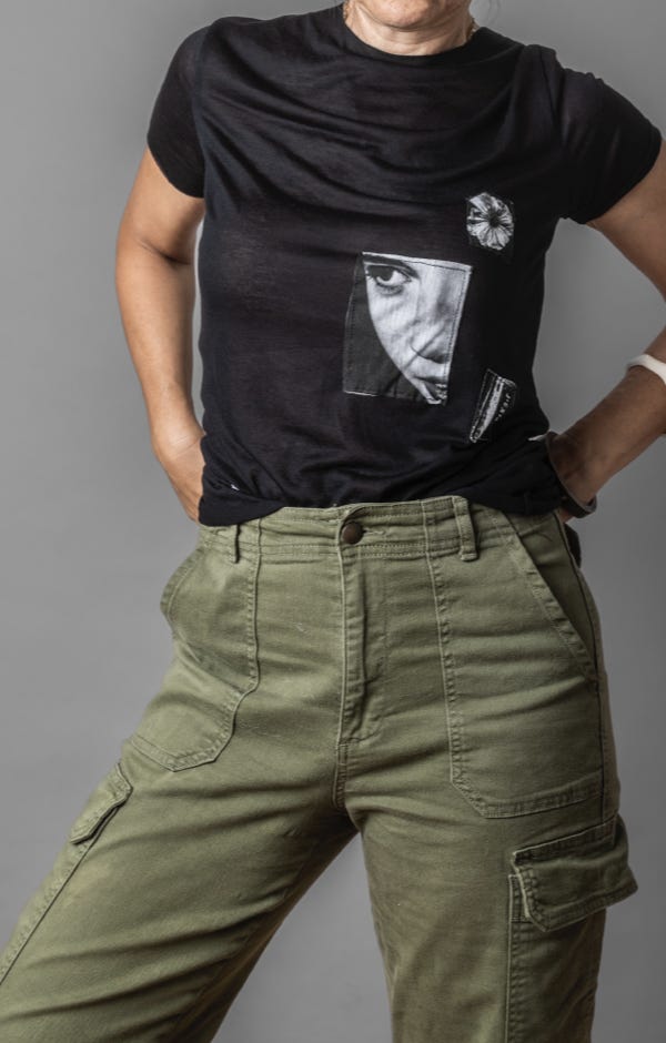 BLACK SARTORIAL TIGHT FIT TEE 