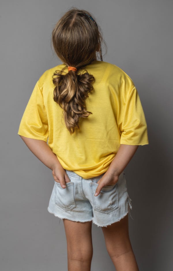 YELLOW OVERSIZED TEE