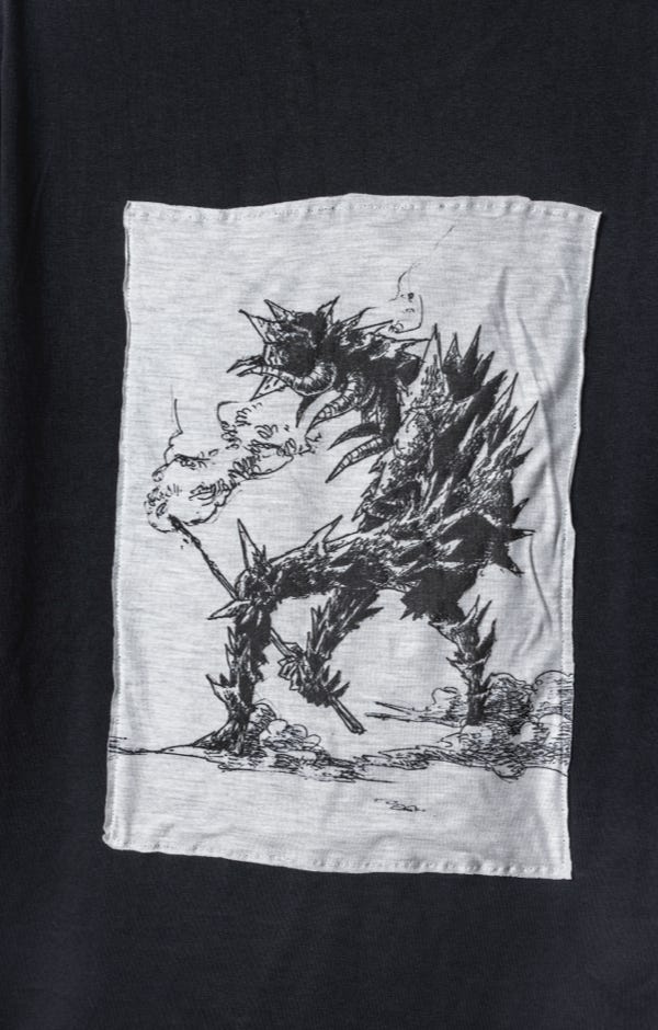 BLACK HEAVY OVERSIZE TEE